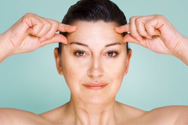 get rid of forehead wrinkles