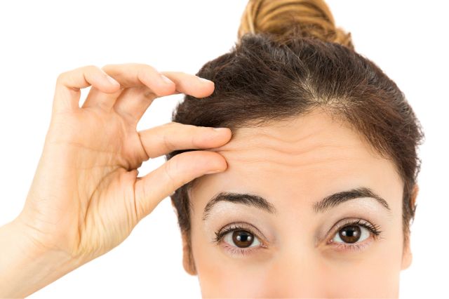 get rid of forehead wrinkles